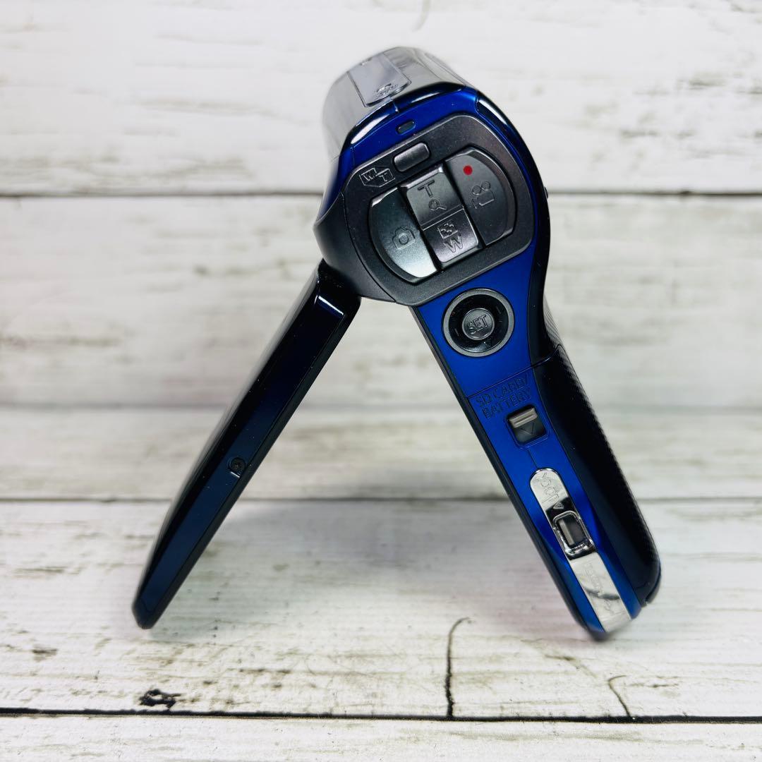 【動作良好】Panasonic デジタルムービーカメラHX-WA2 ブルー