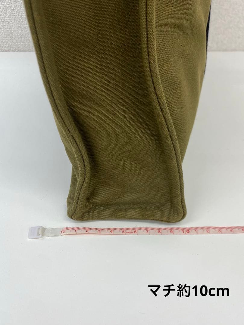 【未使用】HERMES エルメス キャンバストートバッグ カーキ