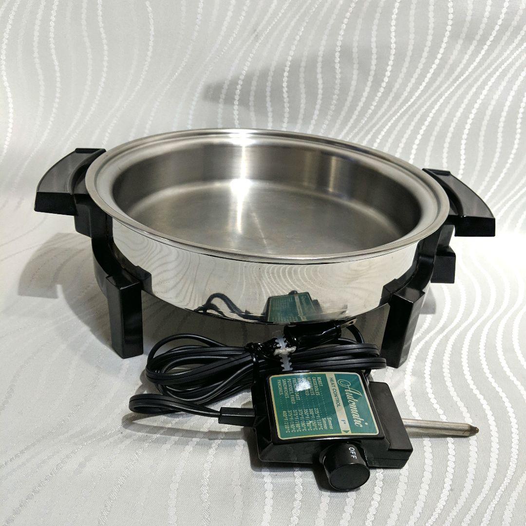 電気フライパン 電気鍋 リキッドコア　蓋無し