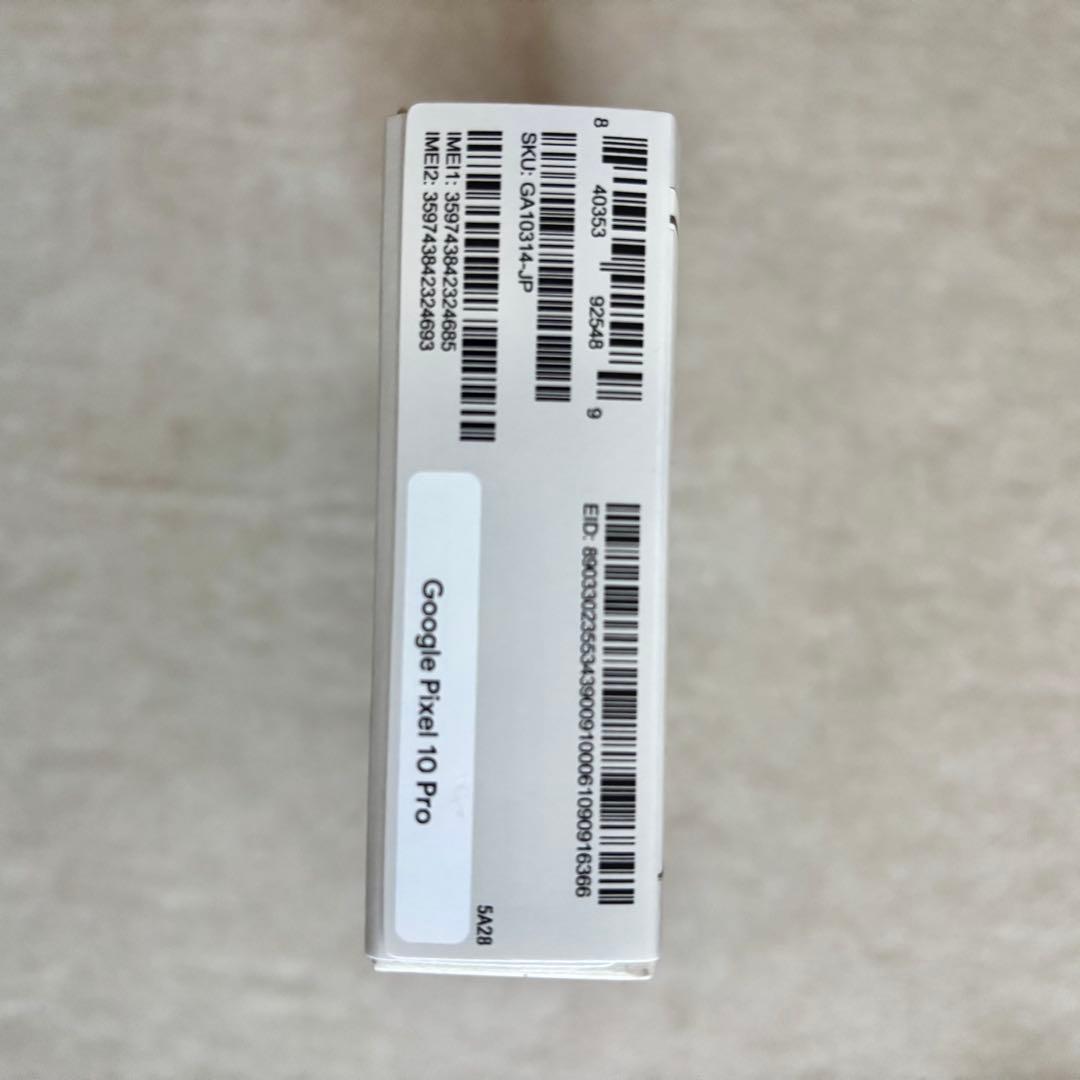 Google Pixel 10 Pro 256GB SIMフリー