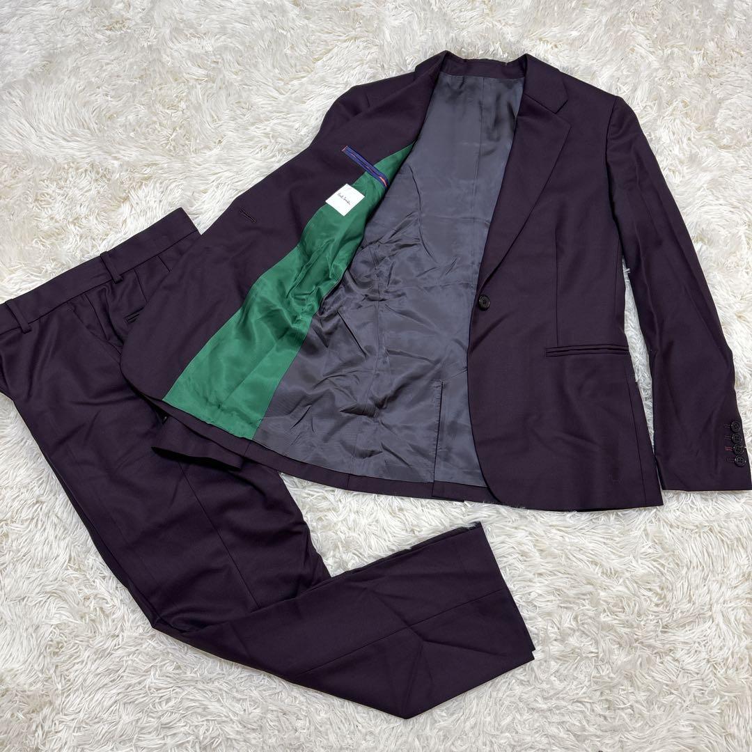 【現行タグ】ポールスミス　セットアップ　パープル　38　Mサイズ