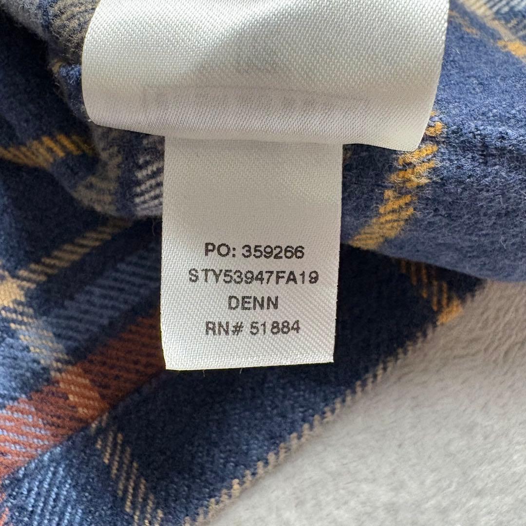 パタゴニア　フィヨルド　フランネルシャツ　オーガニックコットン　53947