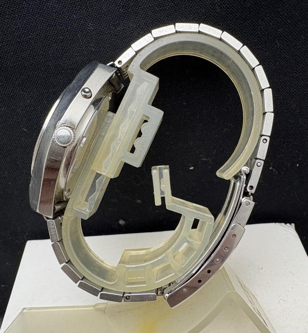 929/稼働 オリエント クロノエース 9面カットガラス ホログラム盤 自動巻き