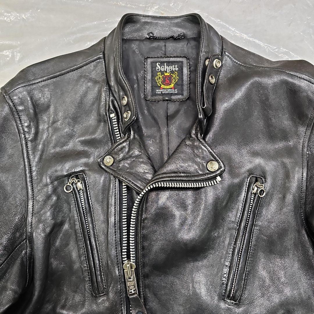 Schott 　ダブルブレスト　レザージャケット