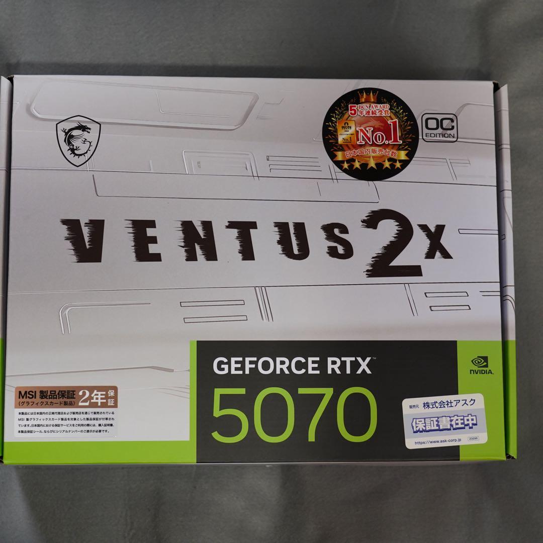 グラフィックボード・グラボ・ビデオカード MSI VENTUS 2X GEFORCE RTX 5070
