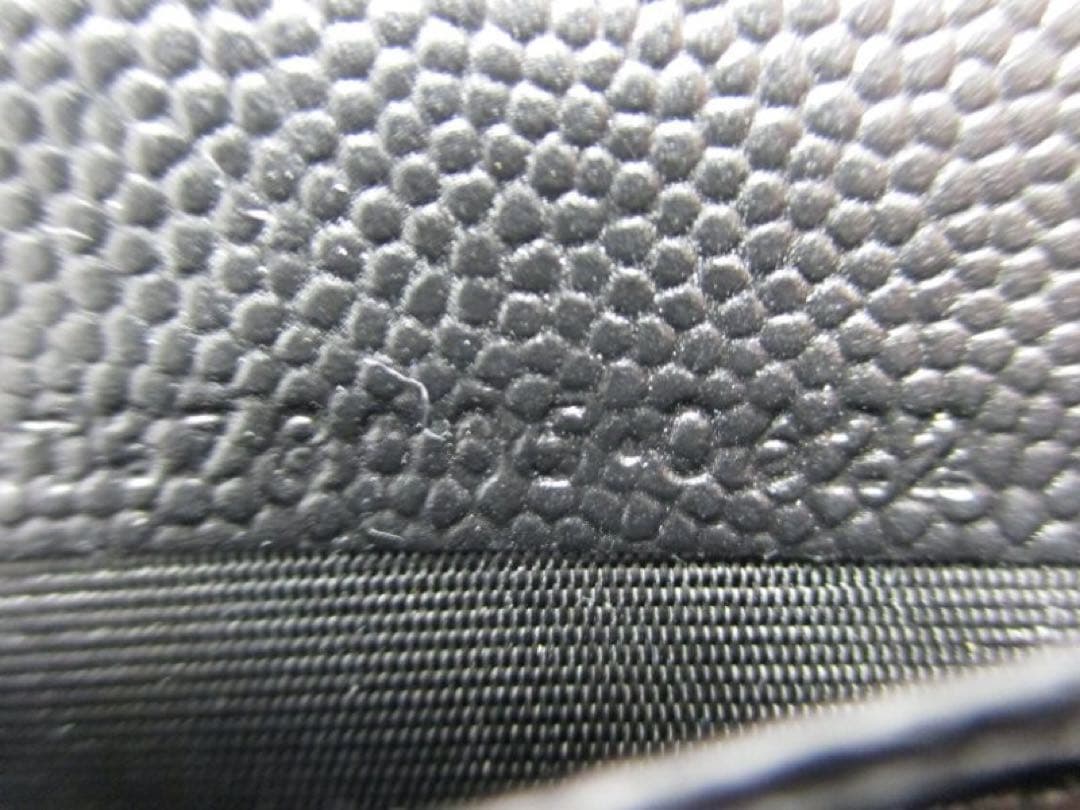 美品 サンローラン 二つ折りマネークリップ 札入れ マネークリップ 黒 革 中古