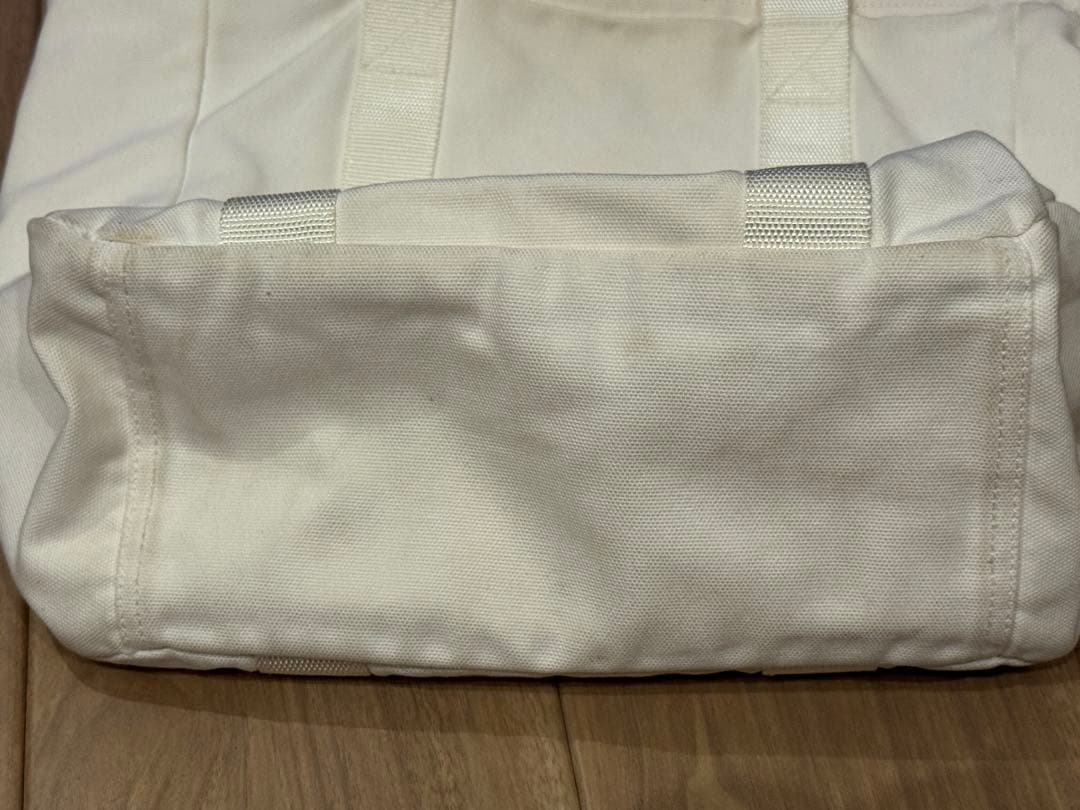 Supreme ホワイト トートバッグキャンバス　ボックスロゴ 正規品