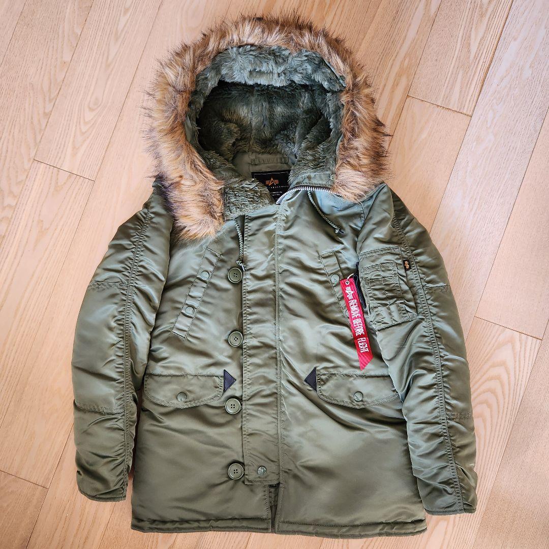 ALPHA INDUSTRIES アルファ超定番 N-3B 女性用 M 中古美品