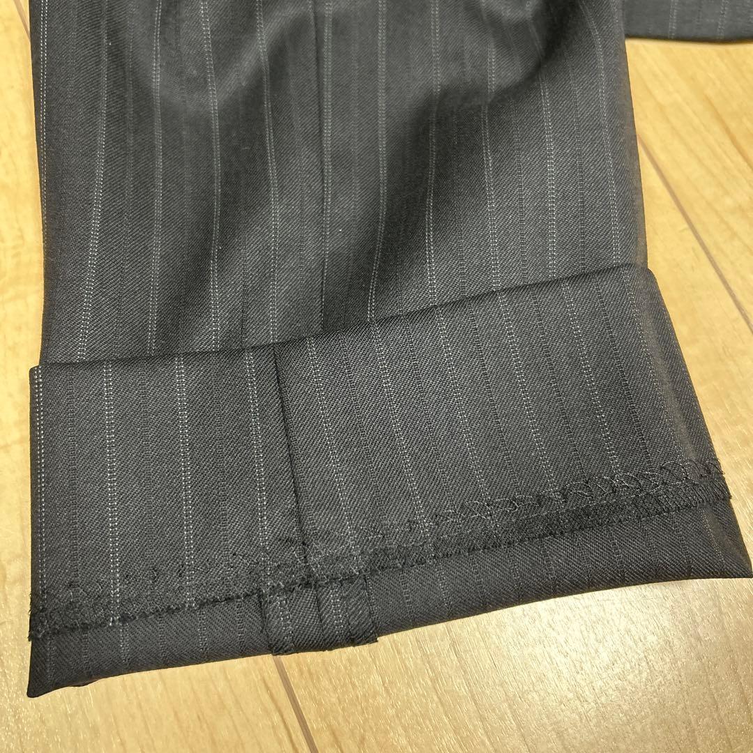 新品　洋服の青山 HILTON ヒルトン　3点スーツ パンツ ブラック系 M