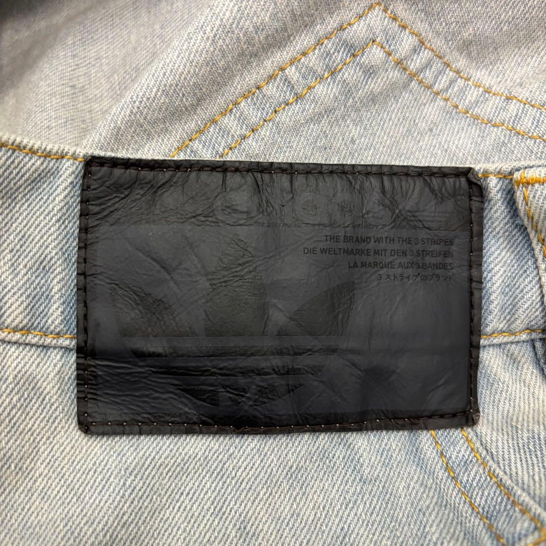 新品24⭐️ADILENIUM バナナフィット ブルー ウォッシュドデニムパンツ