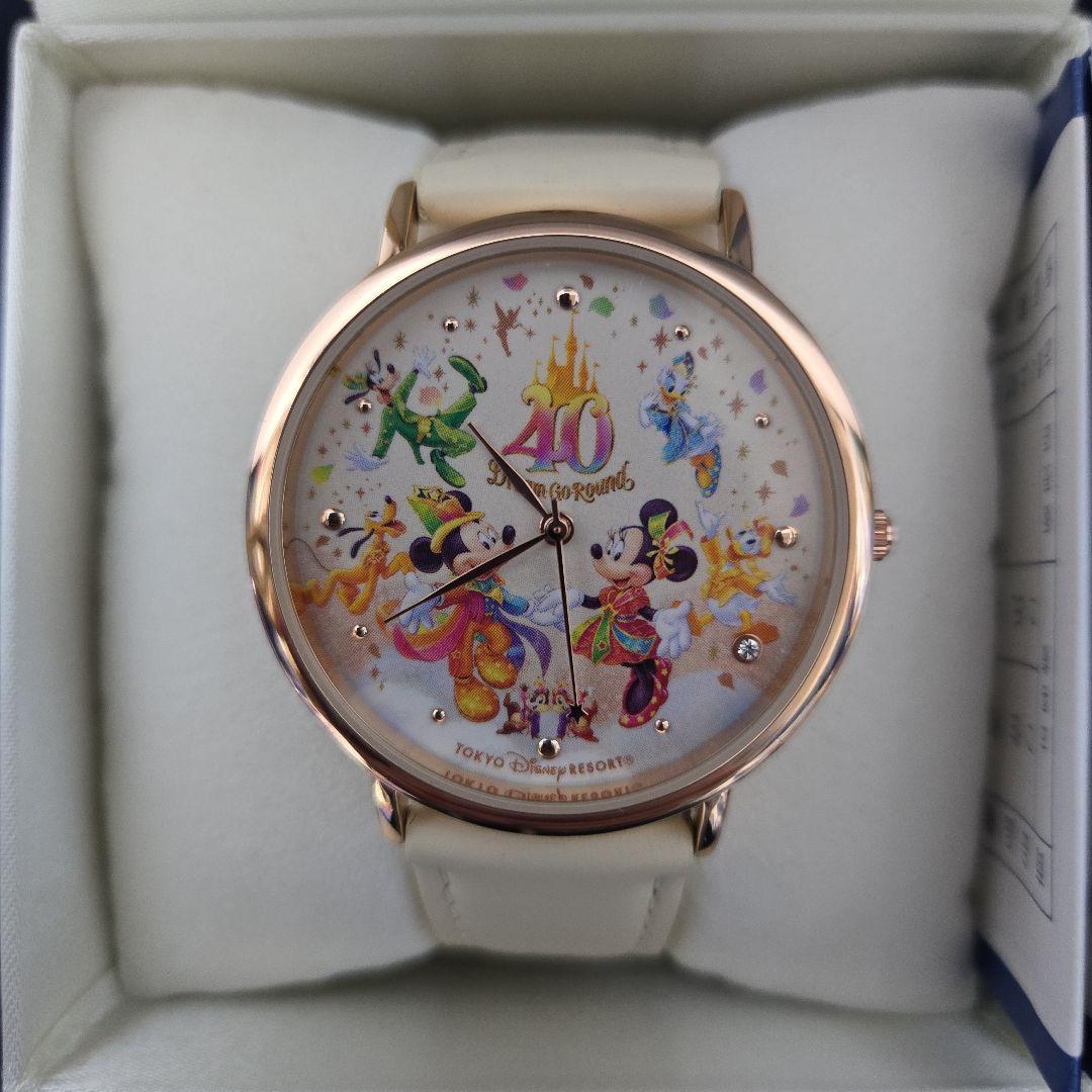 ディズニー 40周年記念 腕時計