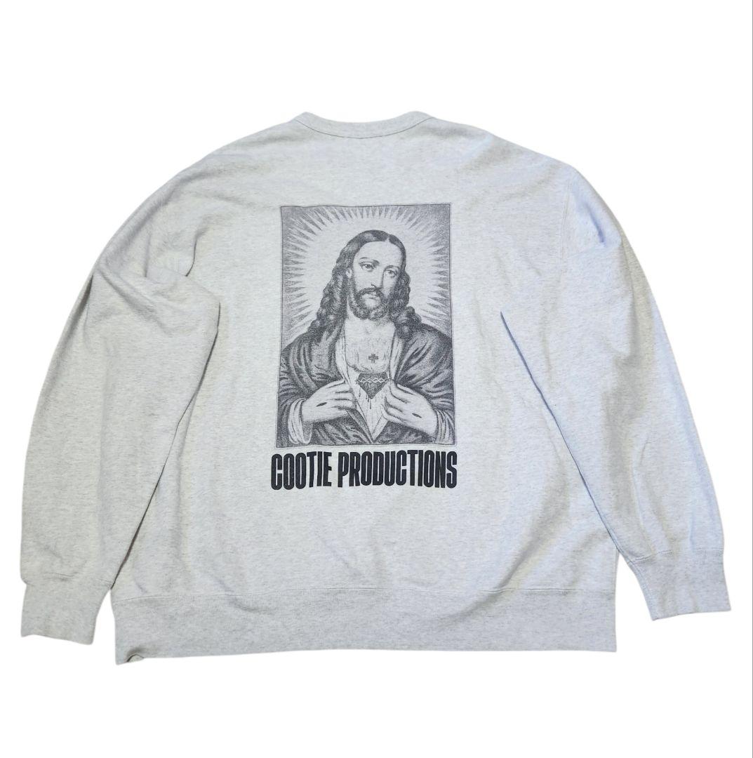 COOTIE クーティ バックプリント スウェットトレーナー