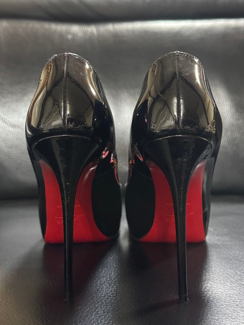 【再々値下げ】Christian Louboutin オープントゥ ハイヒール