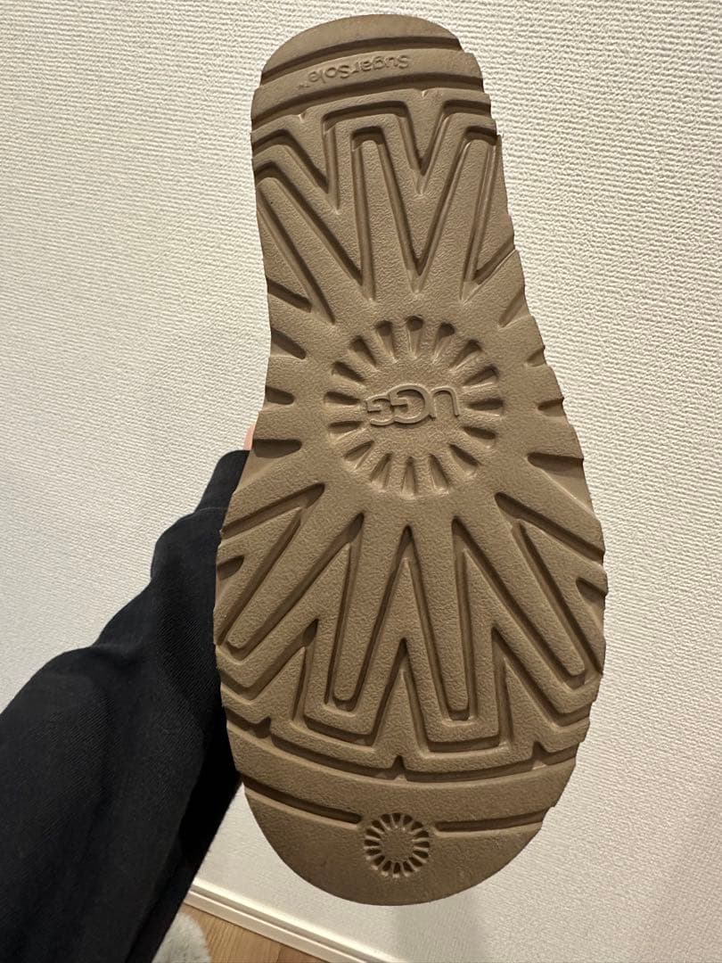 正規品　UGG アグ　厚底　クラシックミニ　24 チェスナット　ベージュ