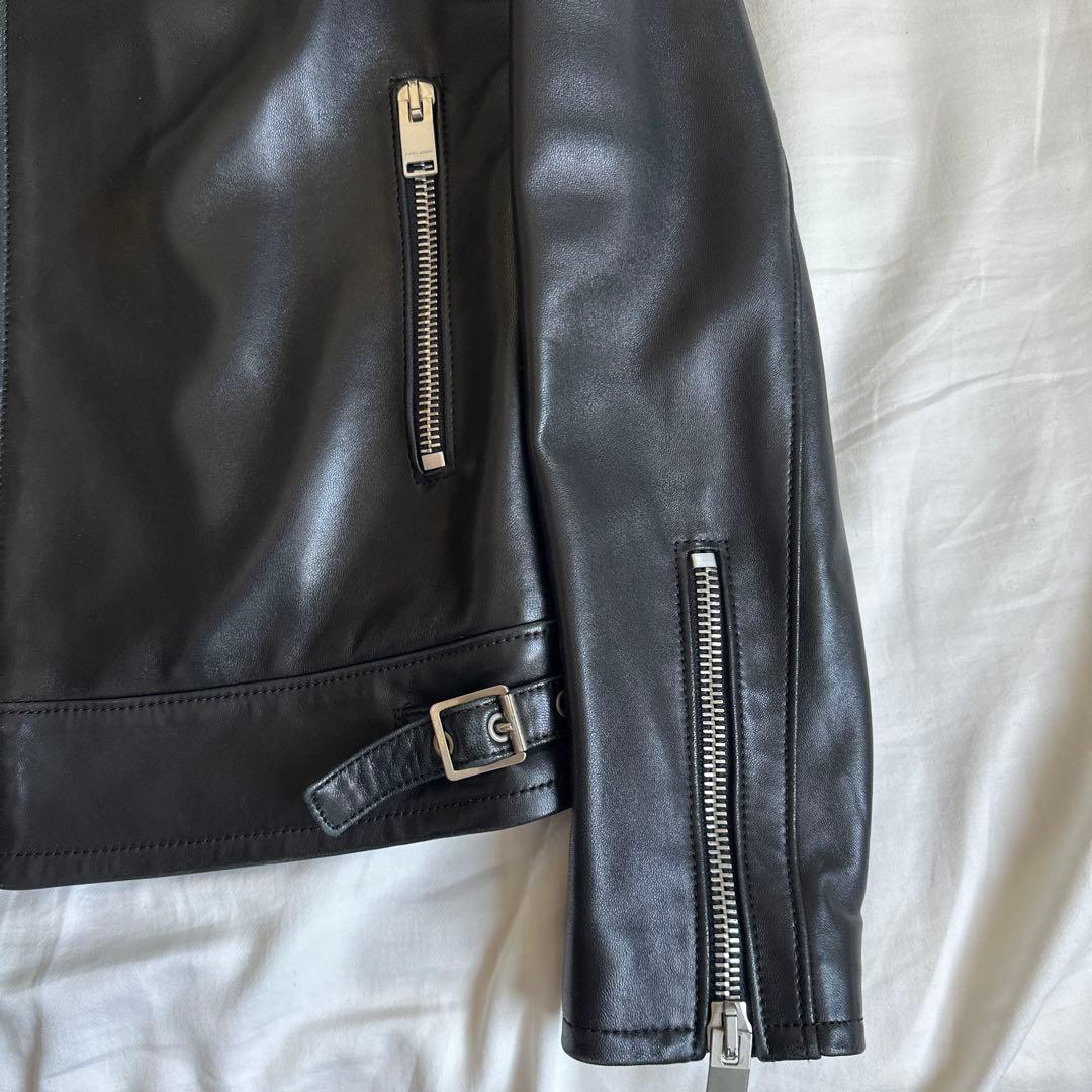 最終価格！［極上！エディ期 ］サンローラン パリ イタリア BLACK 50