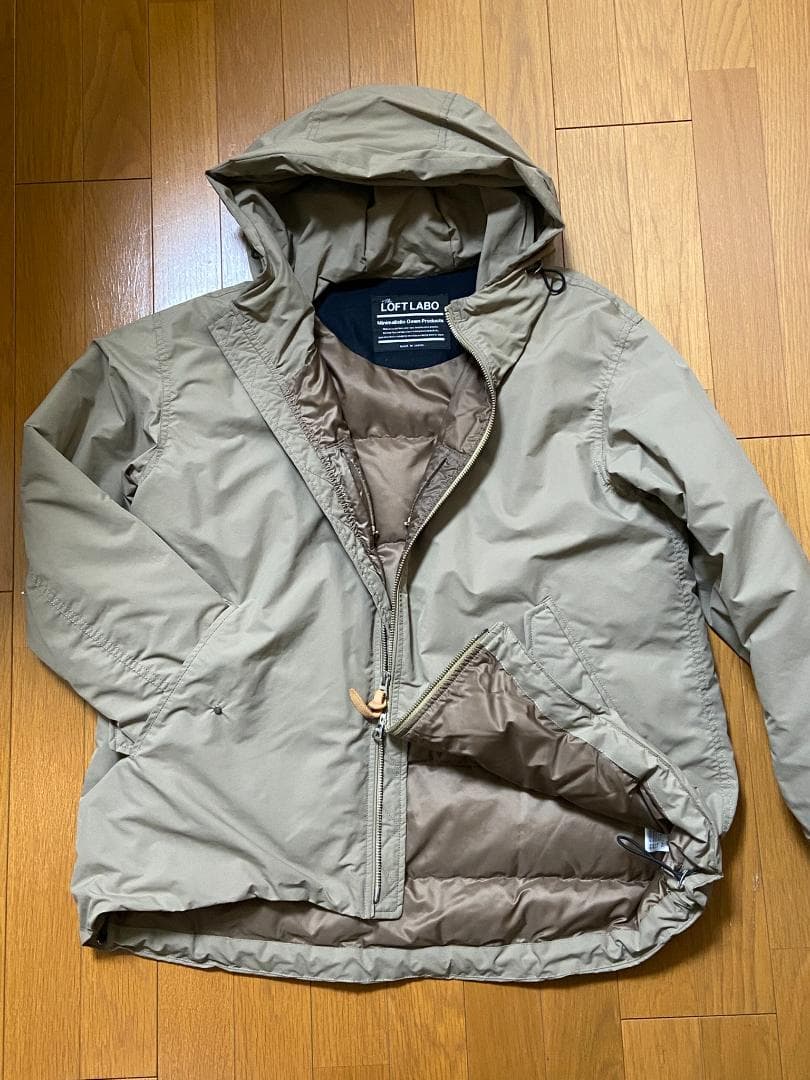 THE LOFTLABO×KAWADA FEATHER ダウンジャケットM～L