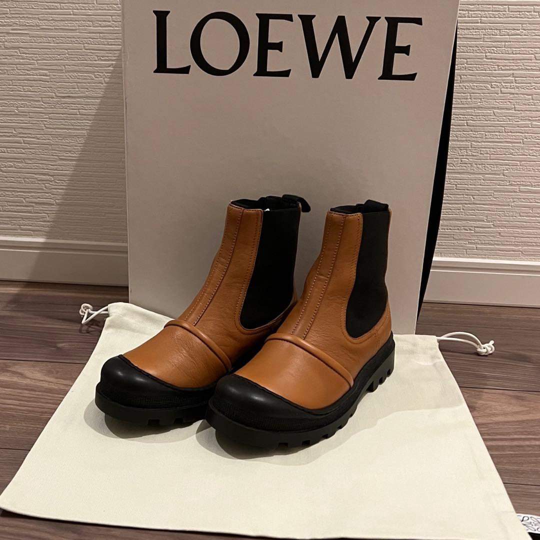 ロエベLOEWE チェルシーブーツ サイドゴアブーツ【値引き交渉不可】