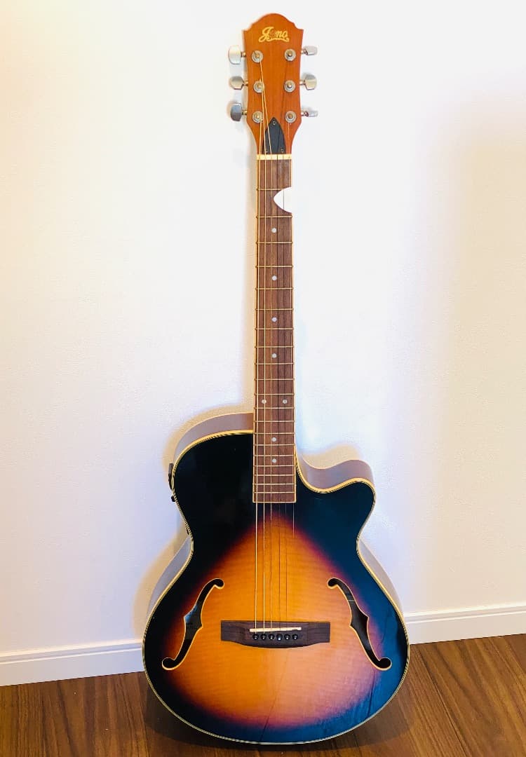 希少【注意】裏面傷みあり！Juno EA-70FC/BS エレアコ ギギター