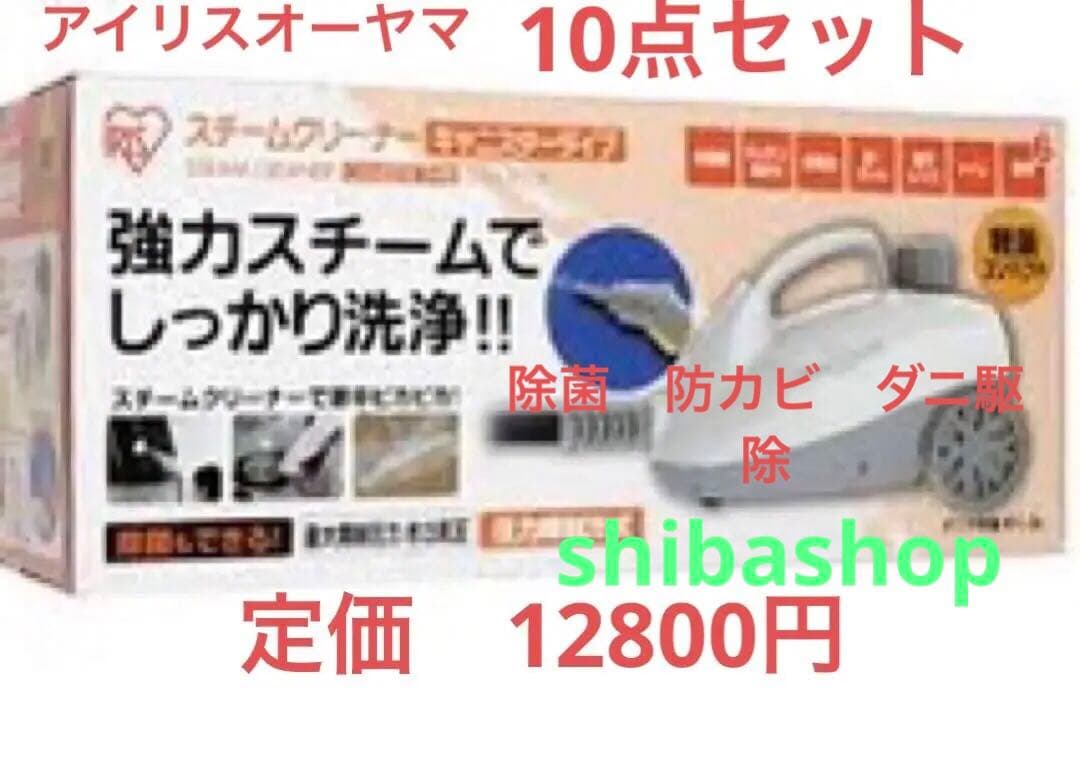 スチームクリーナー キャニスタータイプ IRIS STM-410E ホワイト