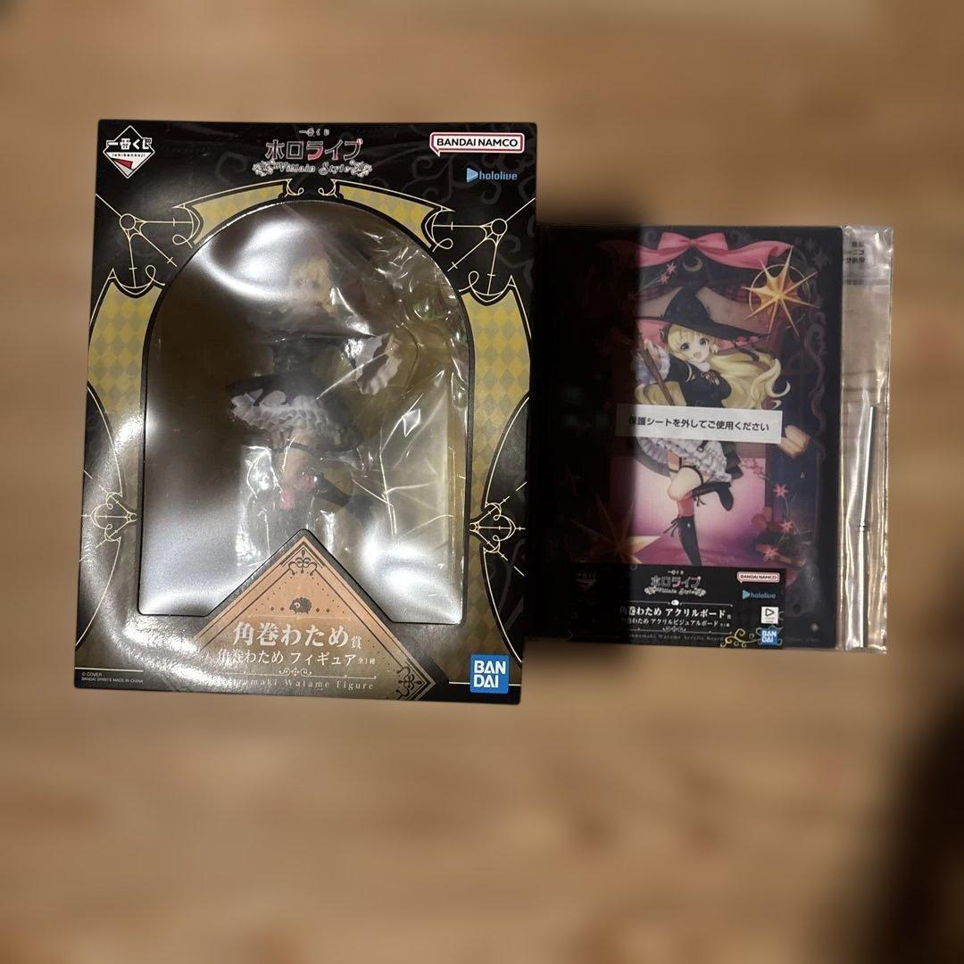 一番くじ ホロライブ Villain Style 角巻わため フィギア　ボード