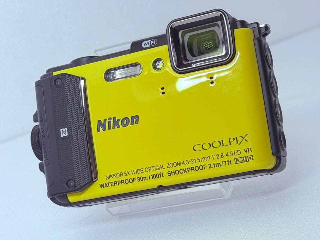 Nikon COOLPIX AW130 イエロー 防水デジカメ 動作確認済