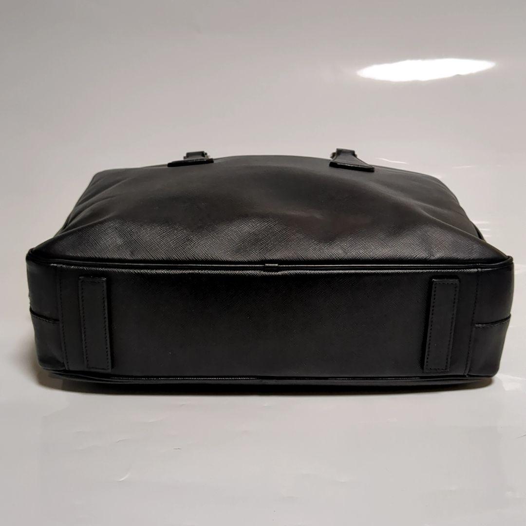 ✨PRADA✨ビジネスバッグ サフィアーノ 三角ロゴ nero レザー