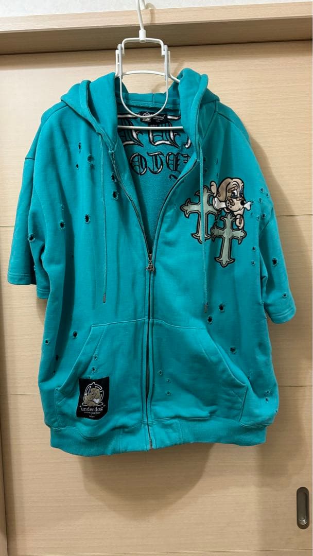 ガルフィーCALIFORNIA ターコイズ パーカー上下セット