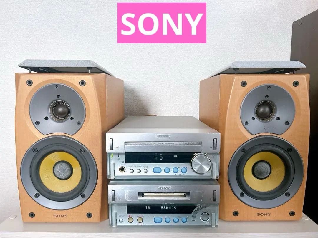 SONY CD MDコンポ　日本製　JMD-7 ビンテージ