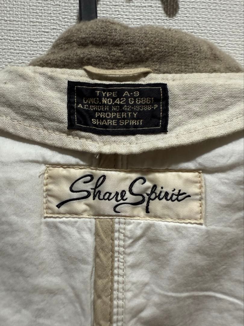 希少 Share Spirit シェアースピリット ミリタリージャケット