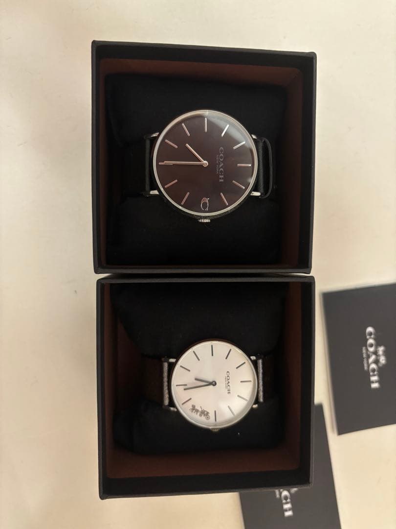 【美品】COACH アナログ時計 ペアウォッチ