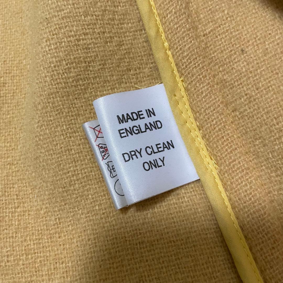 極美品 オールドイングランド ダッフルコート XL相当 マスタード ヘリンボーン