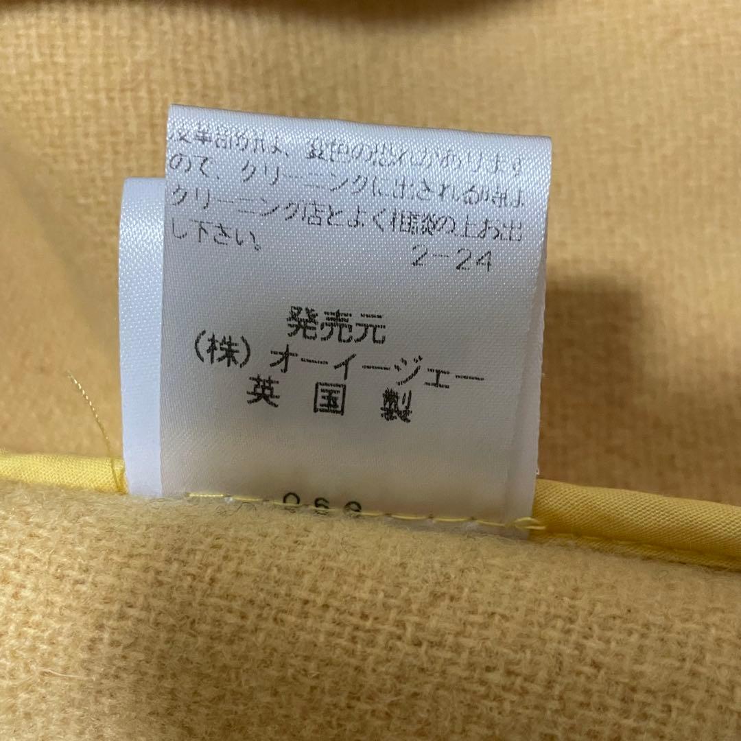 極美品 オールドイングランド ダッフルコート XL相当 マスタード ヘリンボーン