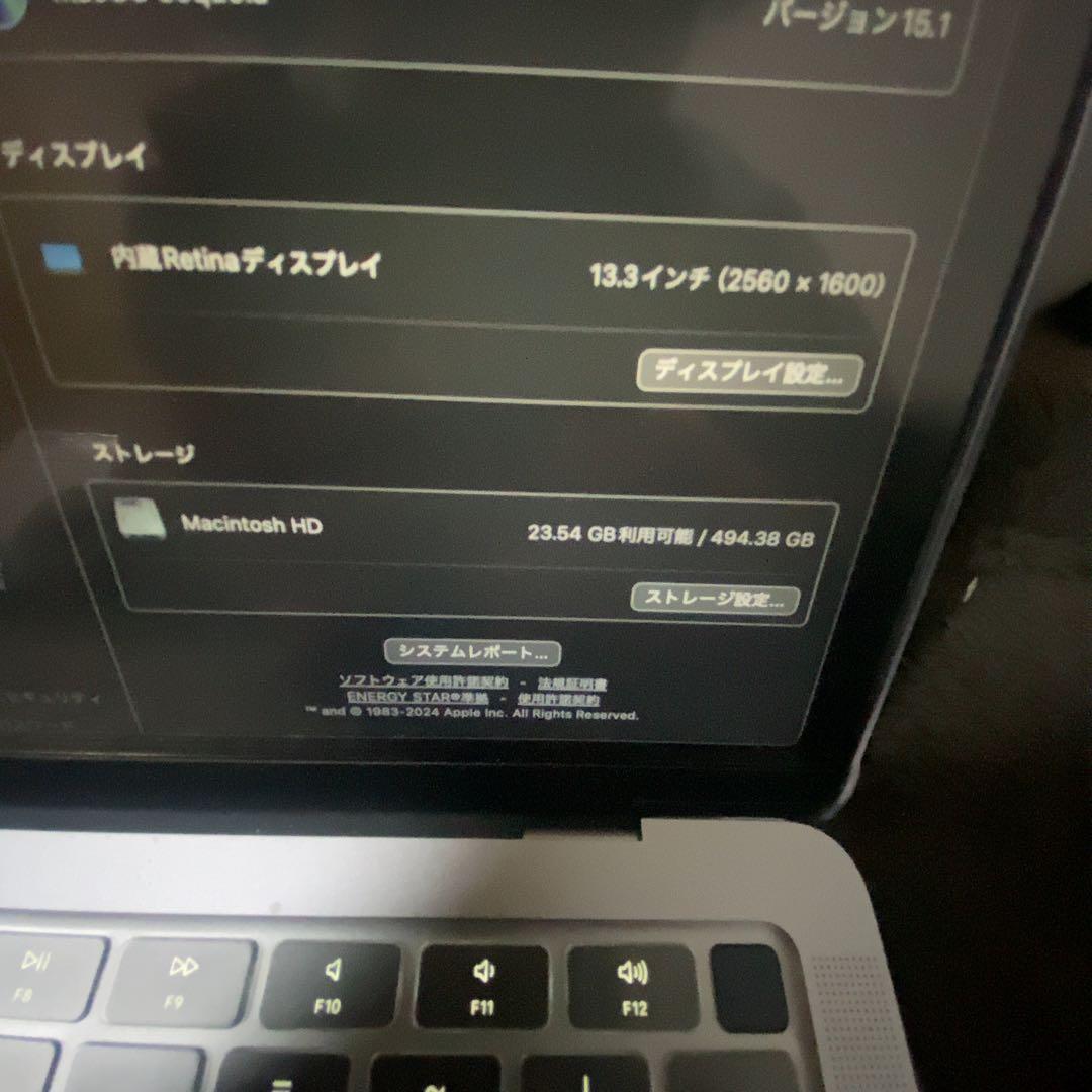 MacBook Air 13インチ M1 16GB 512GB