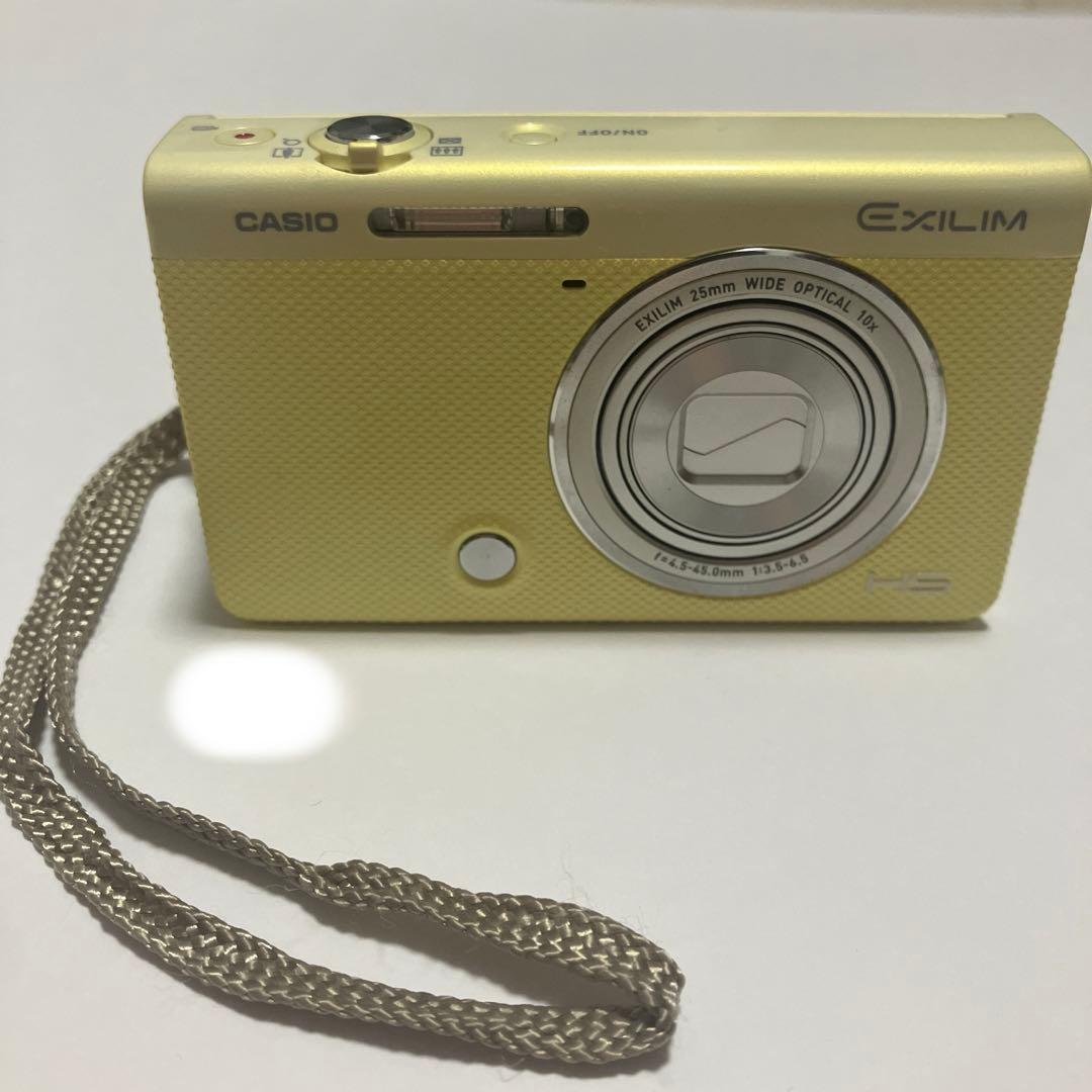 CASIO カメラ　EX-ZR70　イエロー　EXILIM 【生産終了品】