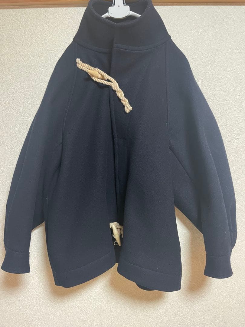 ジャケット・アウター HYKE DOUBLE FACE DUFFLE JACKET