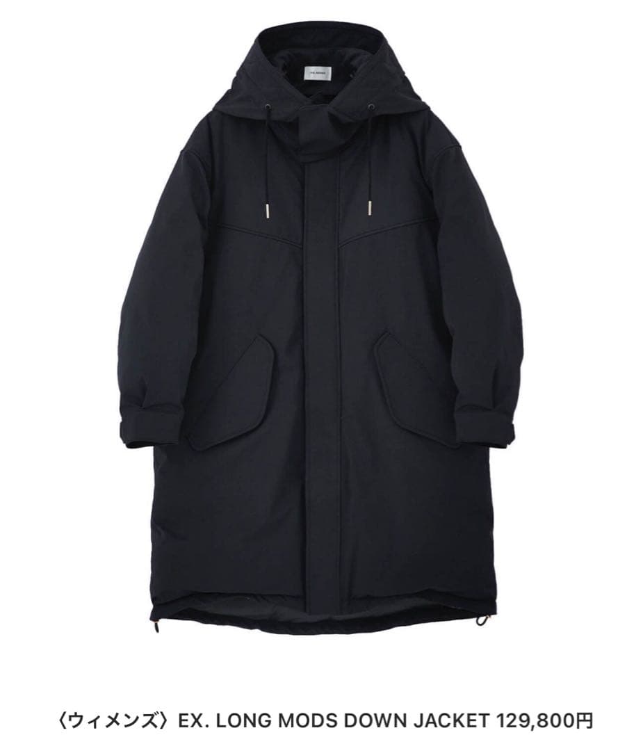 ウィメンズLONG MODS DOWN ダウンジャケット　THE RERACS