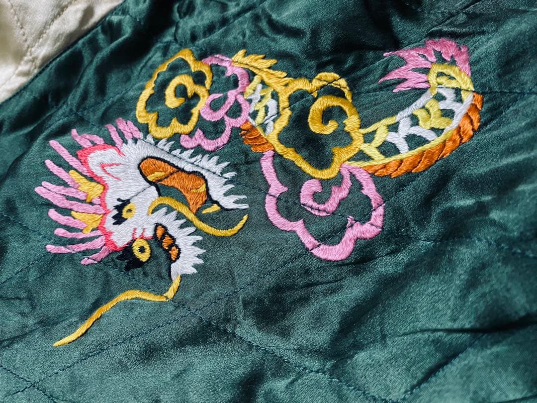 SCO JOHNBULL 日本 美品 スカジャン Unisex 別珍 レーヨン