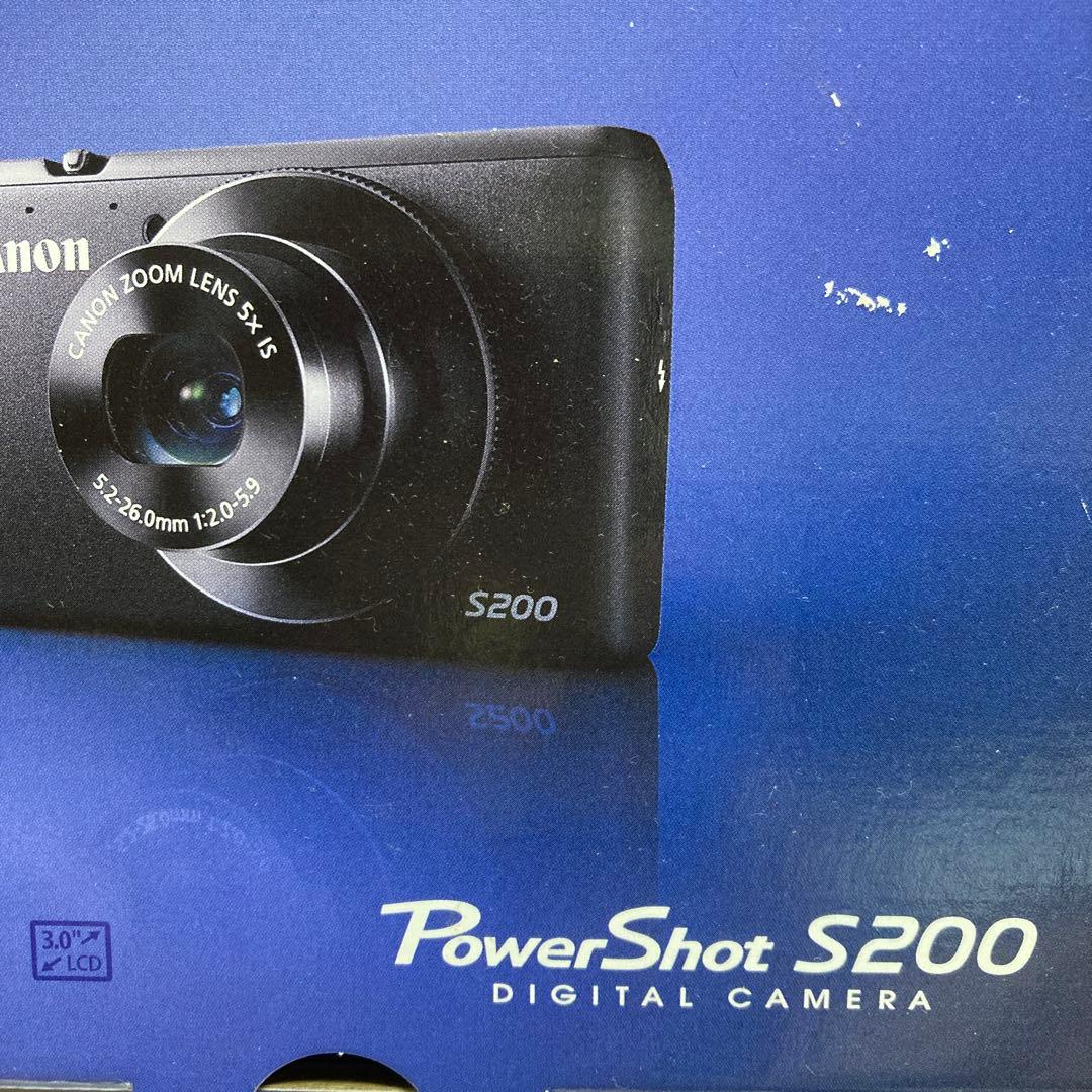 動作良好　美品　PowerShot S200 Canon　白　white