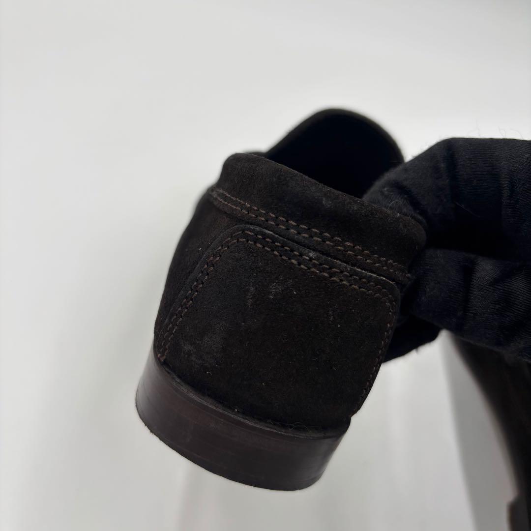 GUCCI グッチ ホースビット スエード ローファー ブラック 約24.5㎝