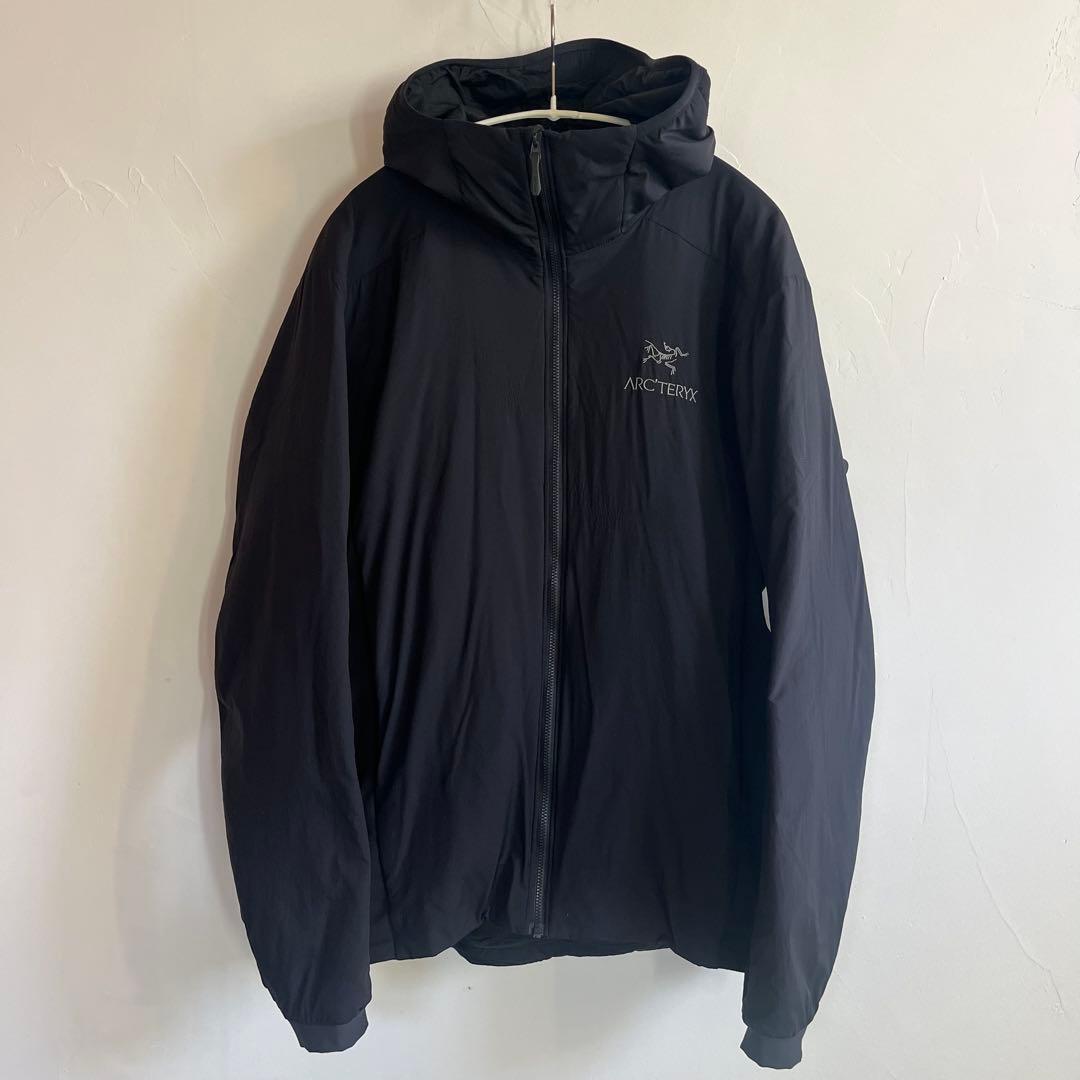 ARC'TERYX アークテリクス アトムlt フーディ ブラック 刺繍ロゴ S