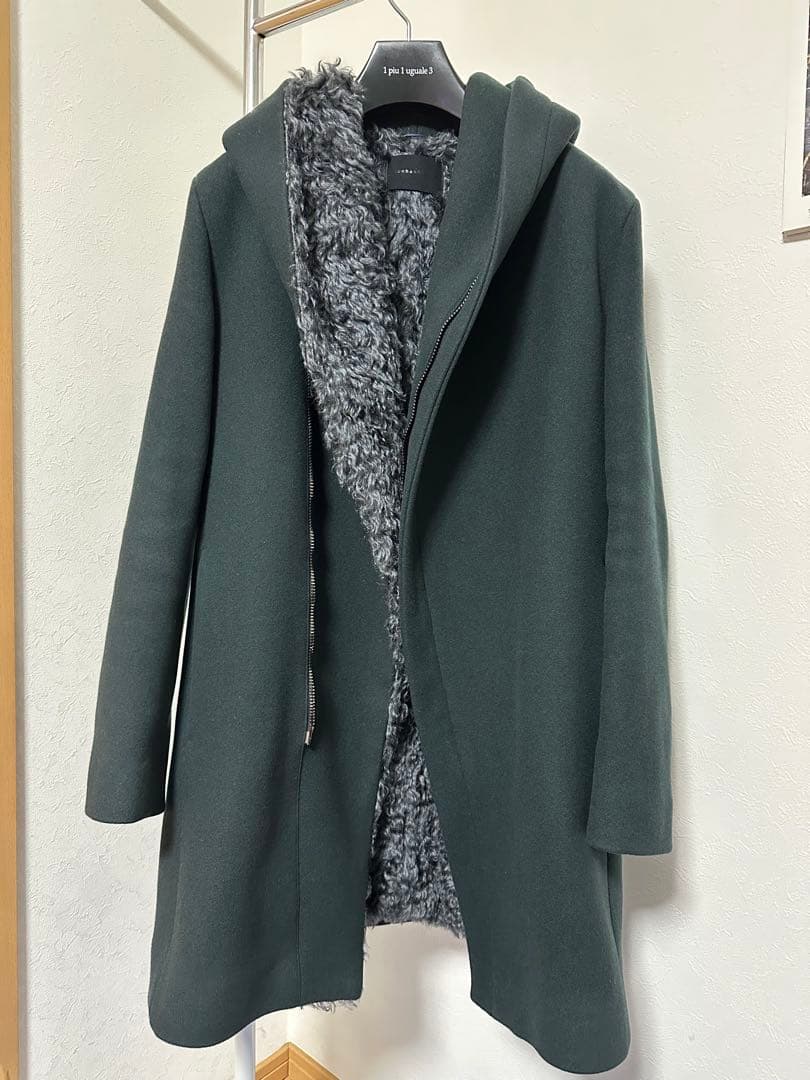 junhashimoto コート　4 フーデットラップコート　ジュンハシモト