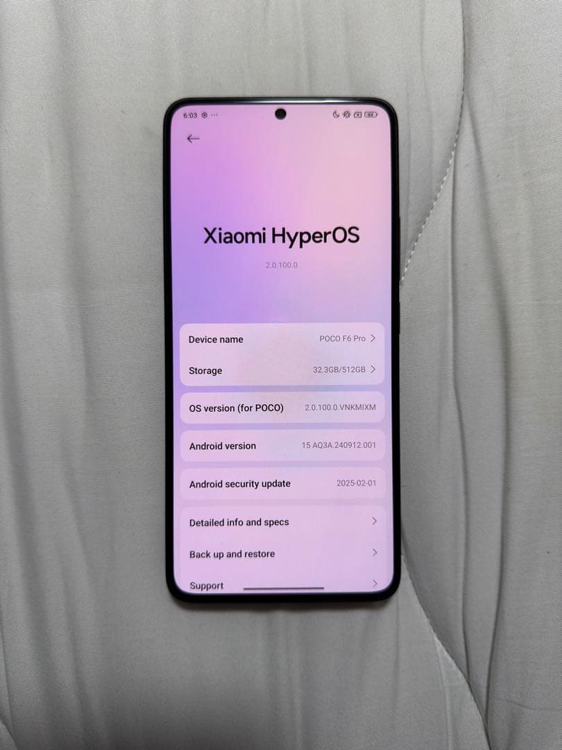 携帯電話本体 POCO F6 Pro 512Gb/12Gb