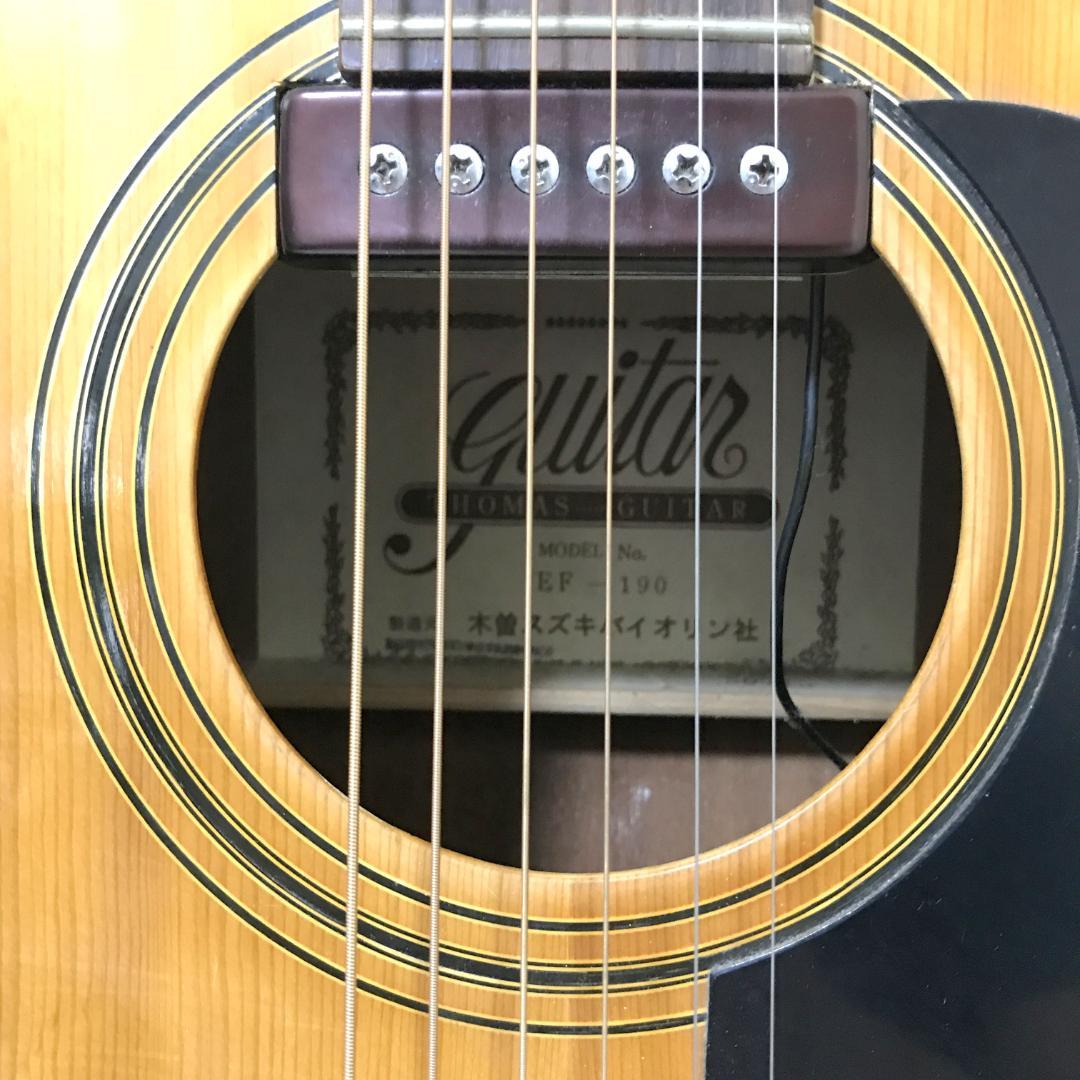 良品 Thomas EF-190 木曽鈴木バイオリン社 エレアコ ギター
