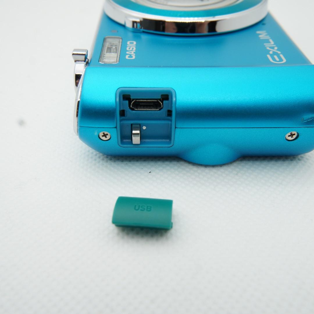 【完動品】CASIO EXILIM EX-ZS210 ブルー