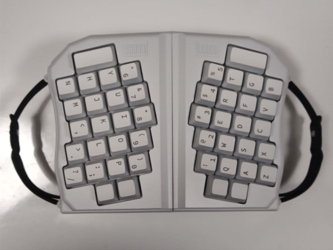 トラックボール付キーボード★保証3ヶ月/導入30日★GrabShell/白/特典