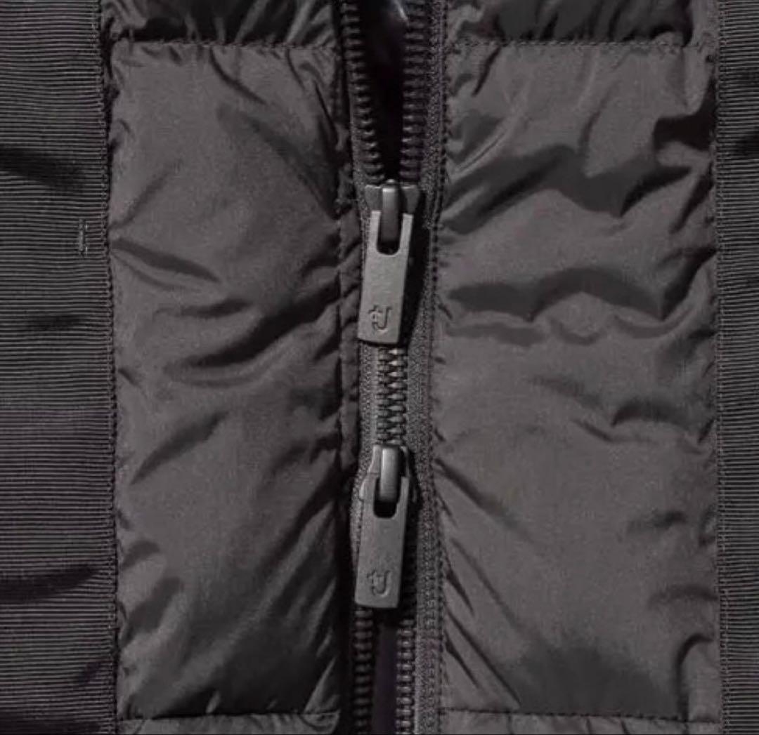 まのじ ⭐️ユニクロプラスJ ロングダウンジャケット　ブラック⭐️XL⭐️