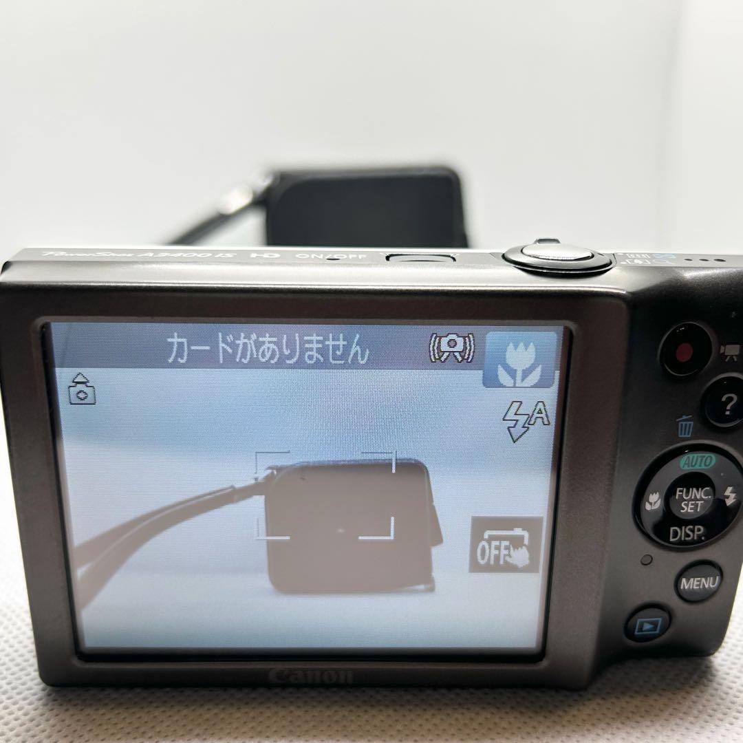【美品】Canon コンパクトデジタルカメラA3400IS シルバー