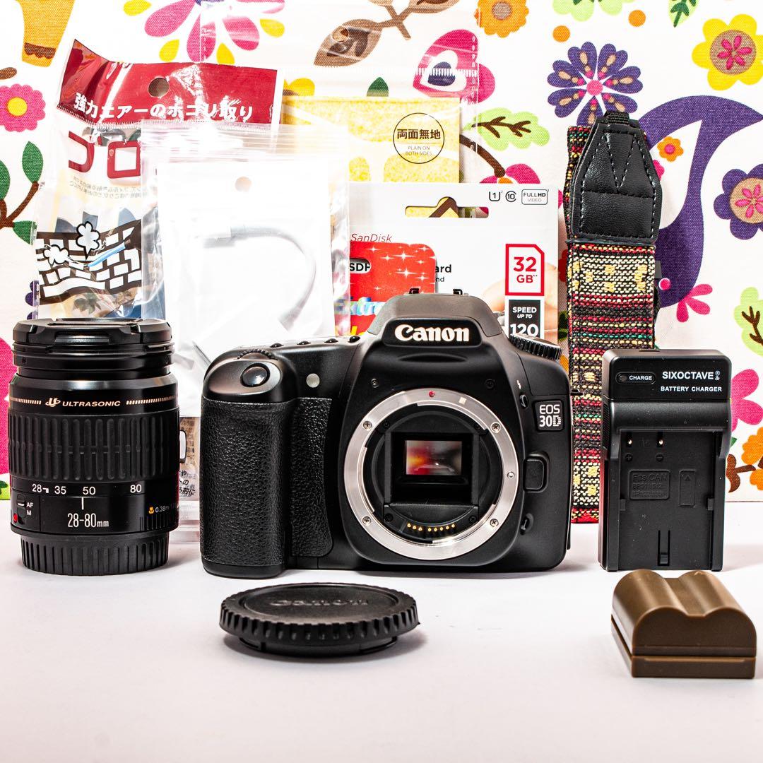 ❤️Canon キヤノン EOS 30D❤️iPhone転送❤️デジタル一眼❤️
