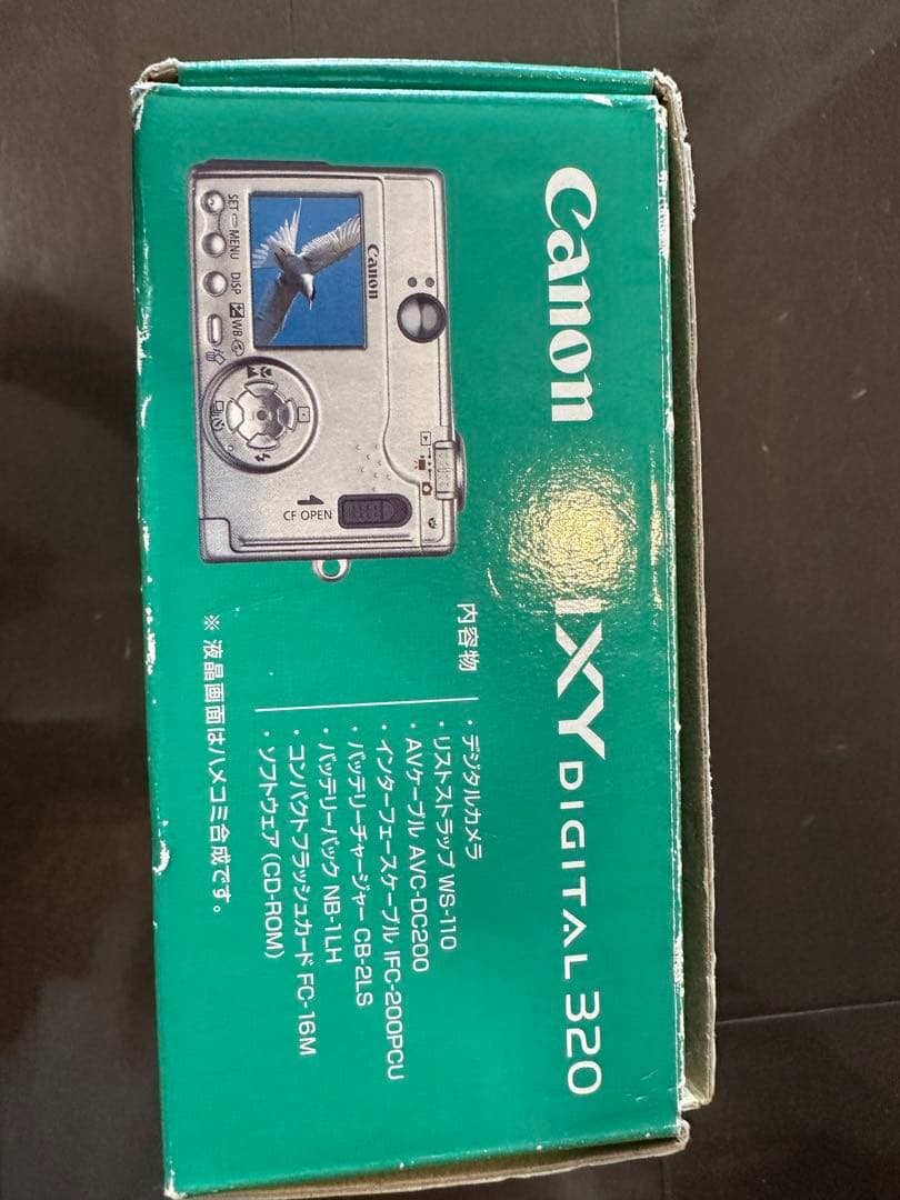 【希少・完品】Canon IXY DIGITAL 320 フルセット (CF除)