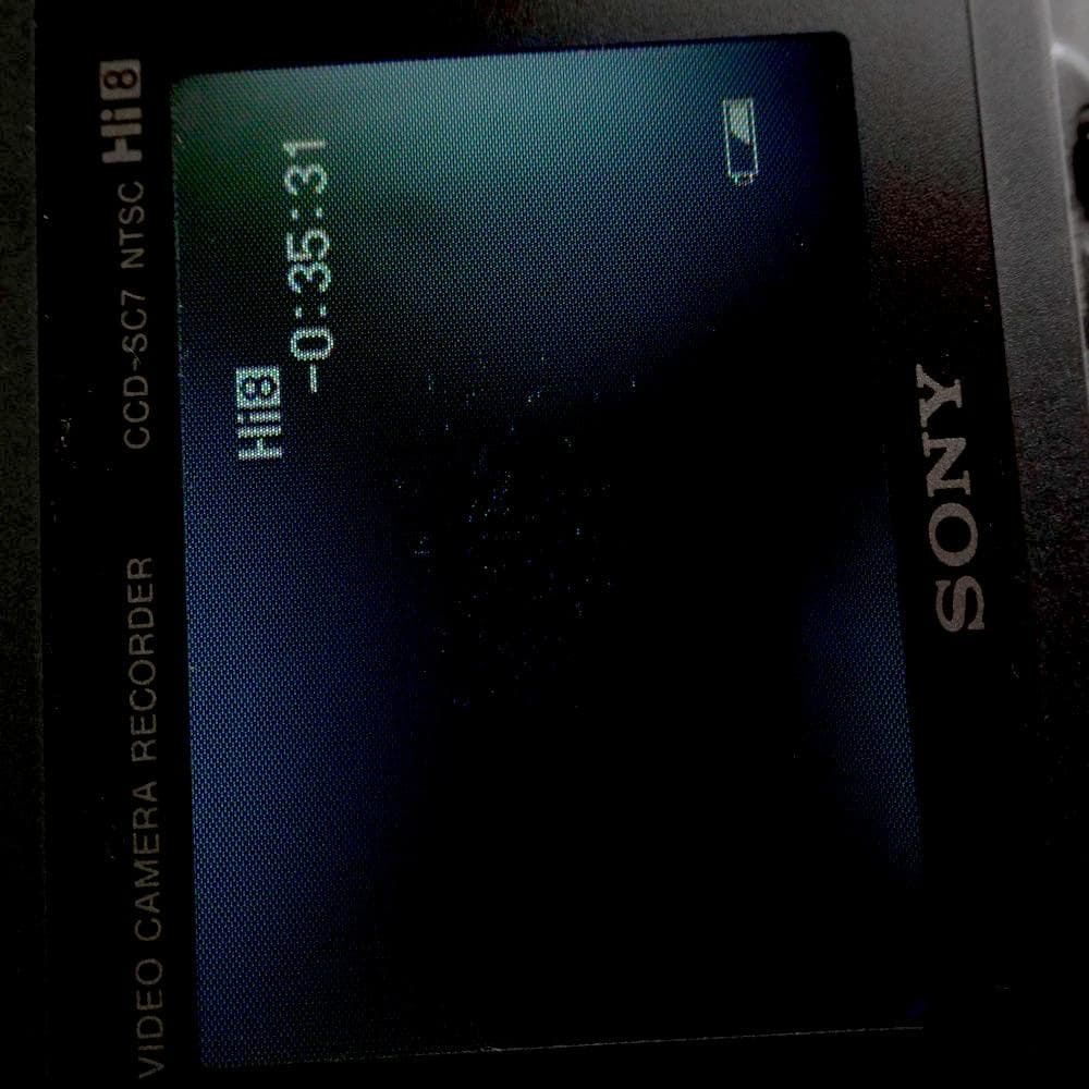 ビデオカメラ ソニー CCD-SC7 Hi8/8mm 動作品